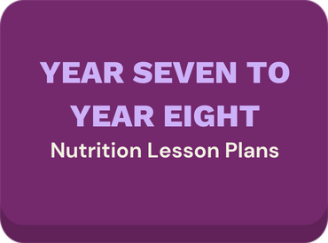 Early Highschool Healthy Eating Nutrition Lesson Plans