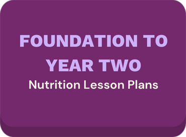Kindy Preschool Preprimary Healthy Eating Nutrition Lesson Plans